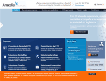 Tablet Screenshot of amedia-contables-londres.com